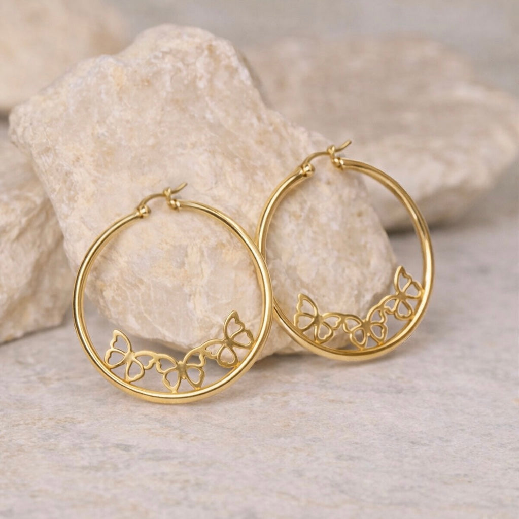 Butterfly Glow Hoops
