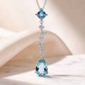 Crystal Blue Necklace