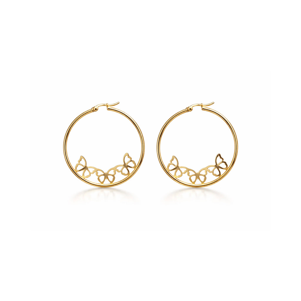 Butterfly Glow Hoops