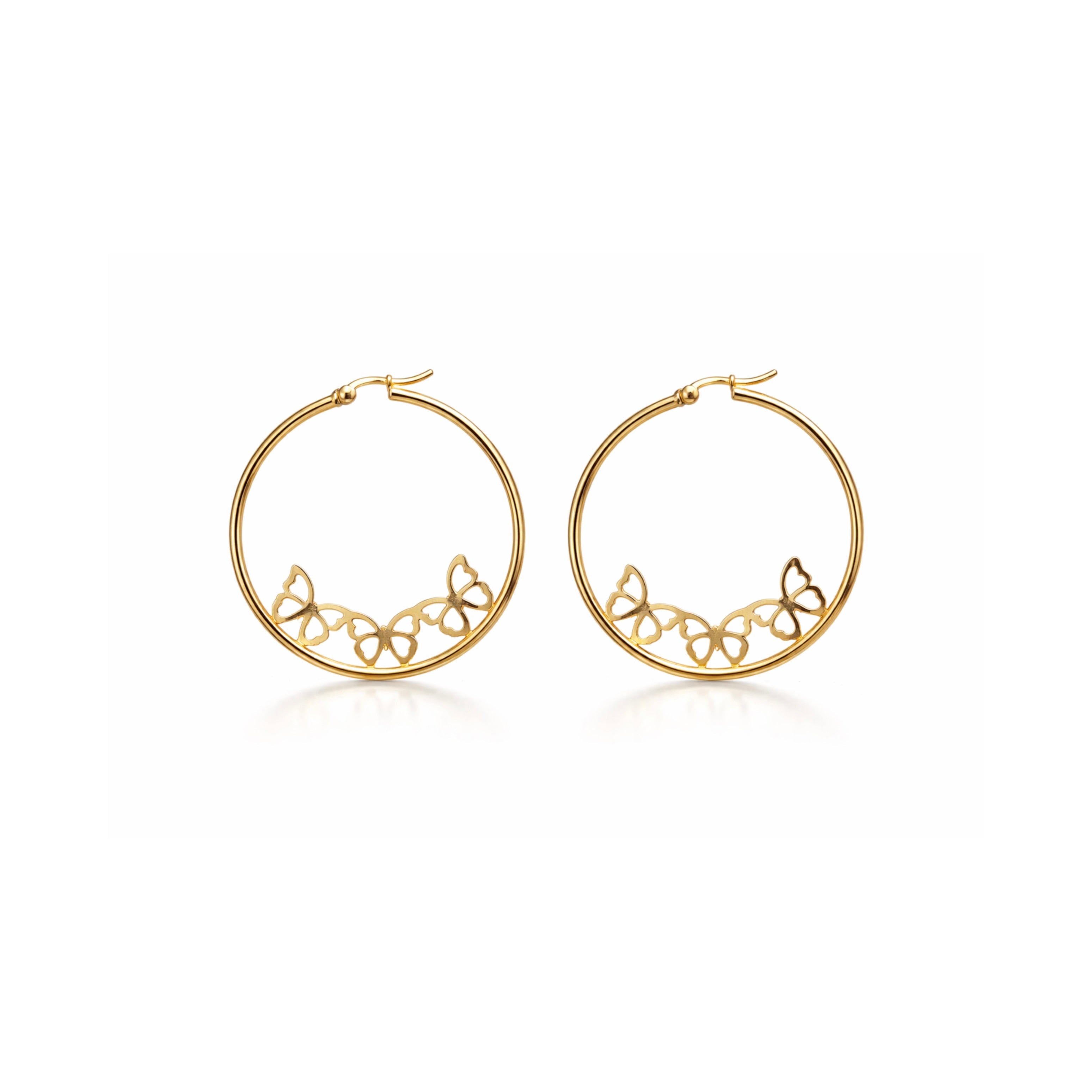 Butterfly Glow Hoops