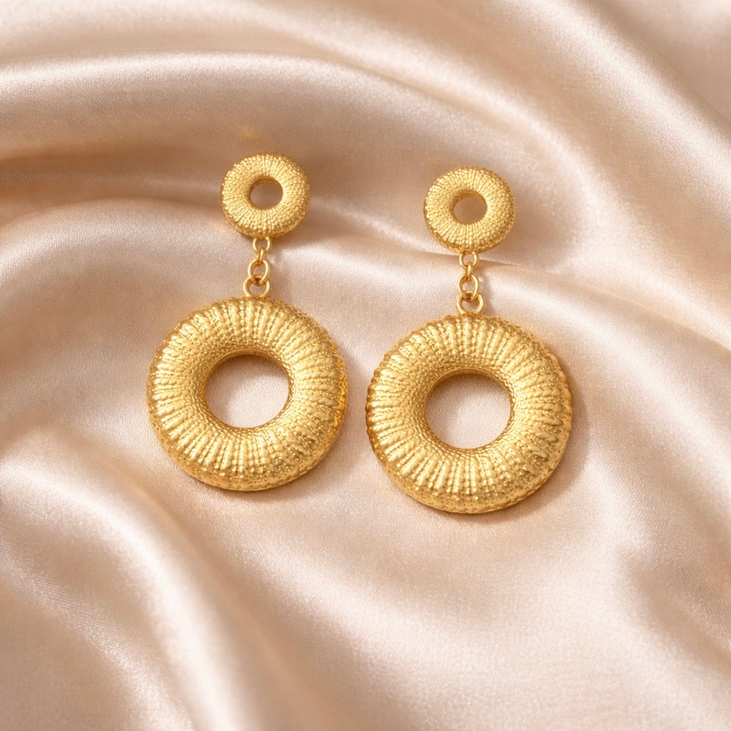 Twin Halo Hoops